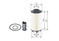 Filtro de combustible N2177 Bosch