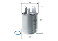 Filtro de combustible N2289 Bosch