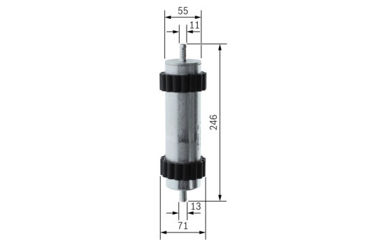 Filtro de combustible N2361 Bosch, Imagen 5