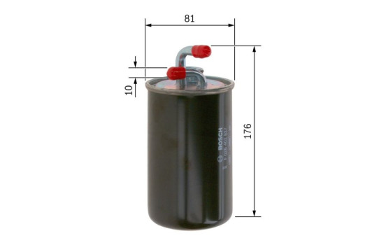 Filtro de combustible N2827 Bosch, Imagen 6