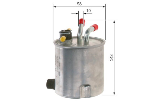 Filtro de combustible N2849 Bosch, Imagen 5