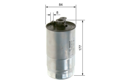 Filtro de combustible N6451 Bosch, Imagen 2