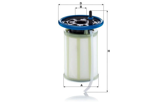 Filtro de combustible PU 7019 Mann, Imagen 2