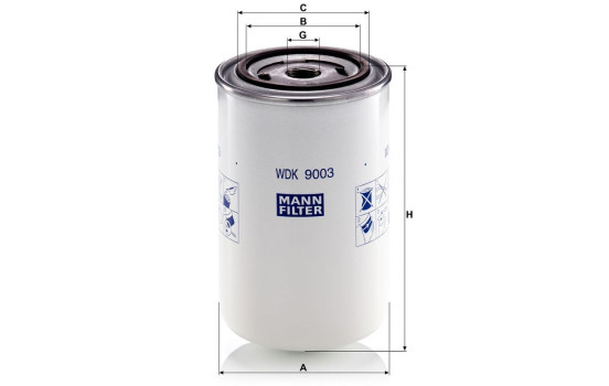 Filtro de combustible WDK 9003 MANN-FILTER, Imagen 2