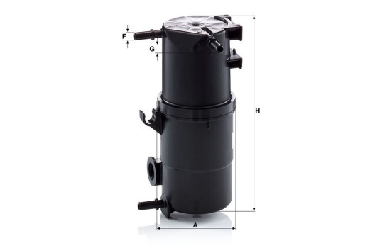 Filtro de combustible WK 10 034 z Mann, Imagen 2