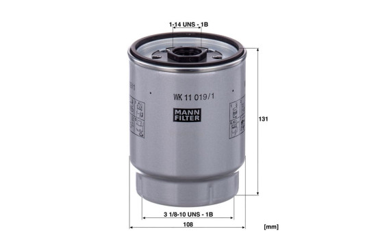 Filtro de combustible WK 11 019/1 z Mann, Imagen 2