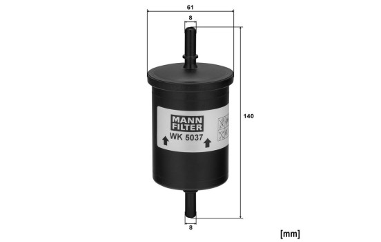 Filtro de combustible WK 5037 MANN-FILTER, Imagen 2