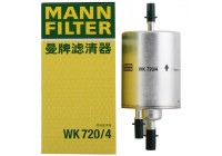 Filtro de combustible WK 720/4 MANN-FILTER
