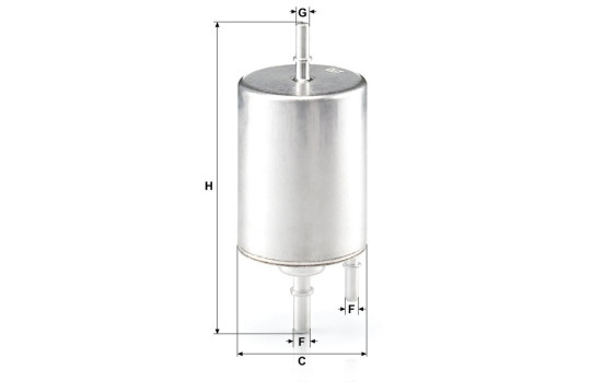 Filtro de combustible WK 720/4 MANN-FILTER, Imagen 5