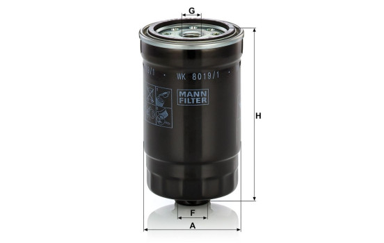 Filtro de combustible WK 8019/1 MANN-FILTER, Imagen 2