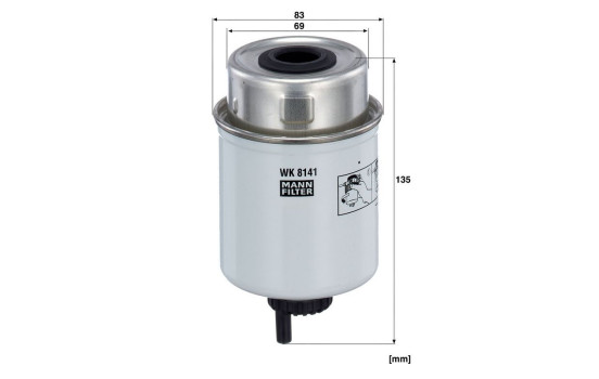 Filtro de combustible WK 8141 MANN-FILTER, Imagen 2