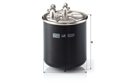 Filtro de combustible WK 820/1 Mann, Imagen 4