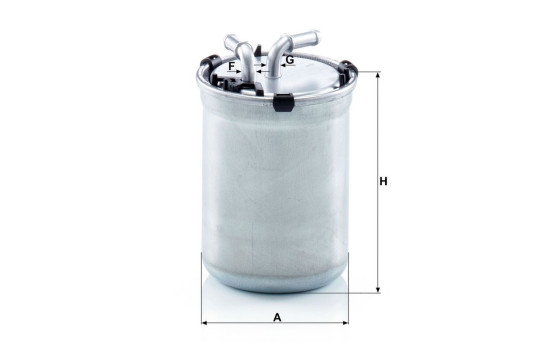 Filtro de combustible WK 823/2 Mann, Imagen 4