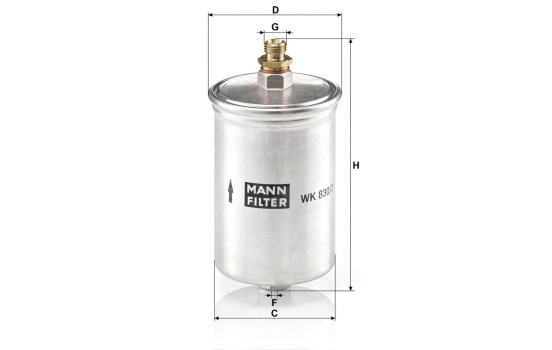 Filtro de combustible WK 830/3 MANN-FILTER, Imagen 4