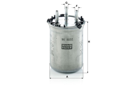 Filtro de combustible WK8032 Mann, Imagen 2