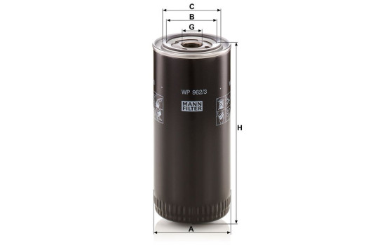 Filtro de combustible WP 962/3 x MANN-FILTER, Imagen 2