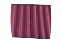 El filtro de aire interior de un solo uso K&N Premium se adapta a varios modelos de VAG/Mercedes/Lamborghini ( DVF5002 K&N