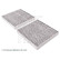 filtro de aire de cabina (juego) ADB112521 Blue Print, Miniatura 2