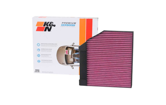 Filtro de aire interior desechable K&N Premium apto para varios modelos de Mercedes (DVF5082) K&N, Imagen 3
