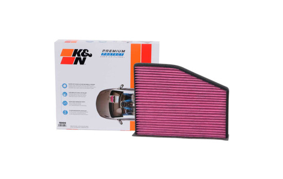 Filtro de aire interior desechable K&N Premium apto para varios modelos VAG (DVF5000) K&N, Imagen 3