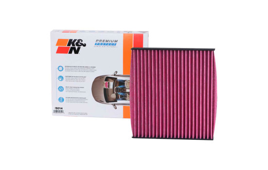 Filtro de aire interior desechable premium K&N apto para varios modelos de Toyota, Lexus, Jaguar y Land Rover. DVF5014 K&N, Imagen 3