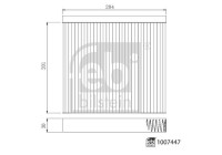 Filtro interior 1007447 FEBI