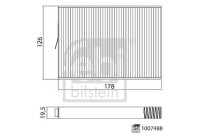 Filtro interior 1007488 FEBI