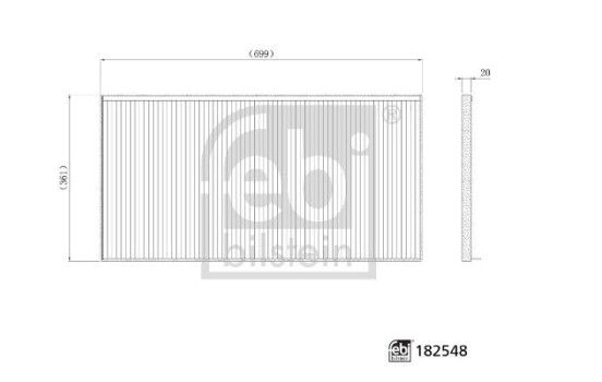 Filtro interior 182548 FEBI, Imagen 3