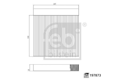 Filtro interior 197873 FEBI, Imagen 3