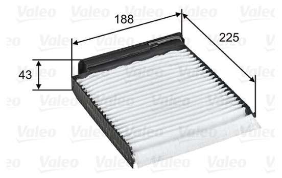 Filtro interior 698753 Valeo, Imagen 2