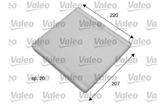 Filtro interior 698769 Valeo