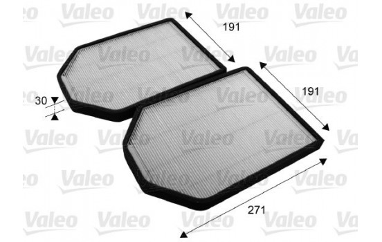 Filtro interior 698790 Valeo