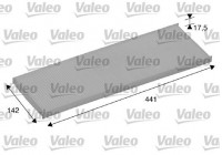 Filtro interior 698858 Valeo