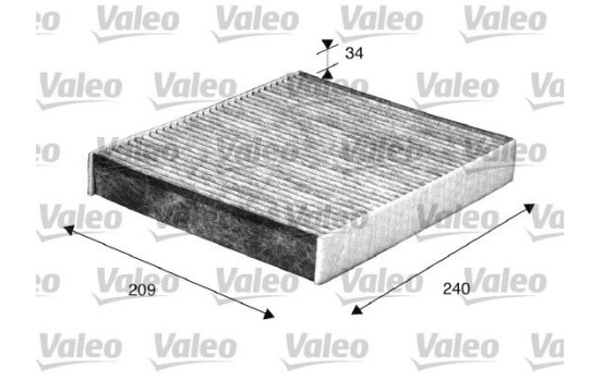Filtro interior 698883 Valeo