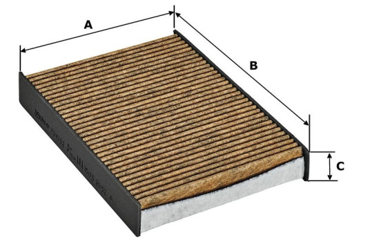 Filtro interior 701032 Valeo