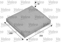Filtro interior 715510 Valeo