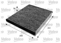 Filtro interior 715628 Valeo
