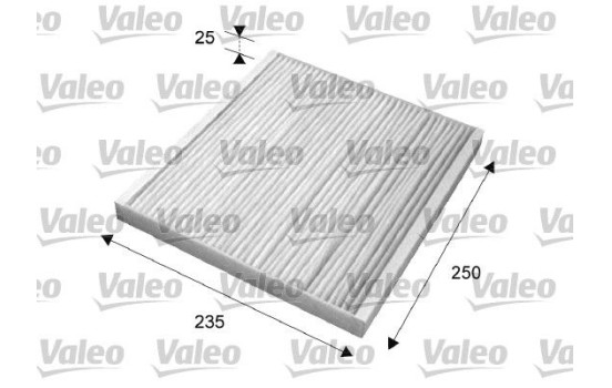 Filtro interior 715636 Valeo