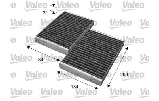 Filtro interior 715643 Valeo
