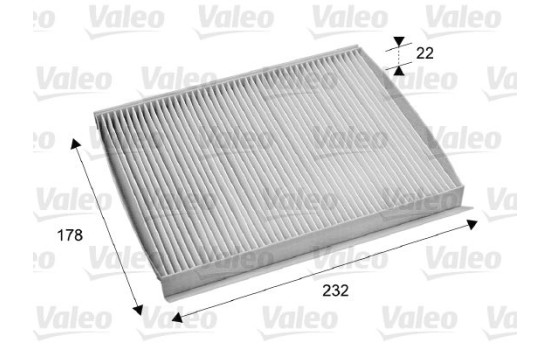 Filtro interior 715686 Valeo