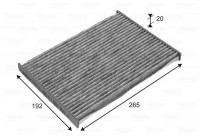 Filtro interior 715732 Valeo