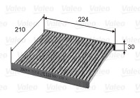 Filtro interior 715756 Valeo