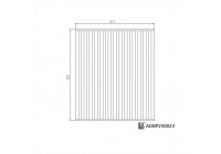Filtro interior ADBP250023 Blue Print