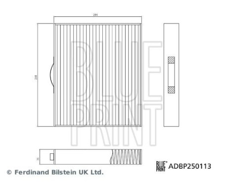 Filtro interior ADBP250113 Blue Print