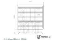 Filtro interior ADBP250162 Blue Print