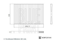 Filtro interior ADBP250164 Blue Print