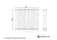 Filtro interior ADBP250170 Blue Print