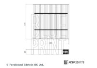 Filtro interior ADBP250175 Blue Print