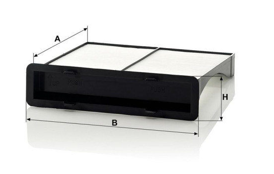 Filtro interior CU 22 004 Mann, Imagen 4