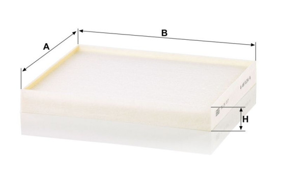 Filtro interior CU 24 017 Mann, Imagen 3